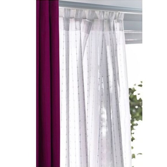 IKEA MATILDA Sheer curtains, 1 pair, white 55x98 " - Picture 11 of 13